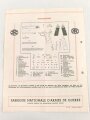 "Automatische Browning Pistole Modell 10/22" Anweisung zur Handhabung der Pistole, Faltblatt gelocht