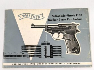 " Walther Selbstlade Pistole P38 " 22 seitiger...