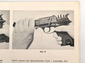 " Walther Selbstlade Pistole P38 " 22 seitiger Prospekt