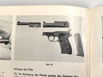 " Walther Selbstlade Pistole P38 " 22 seitiger Prospekt