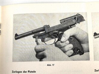 " Walther Selbstlade Pistole P38 " 22 seitiger Prospekt