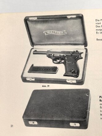 " Walther Selbstlade Pistole P38 " 22 seitiger Prospekt