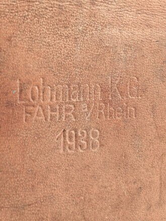 Luftschutz Gastasche datiert 1938, Gebraucht