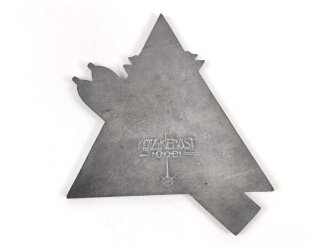 NSKK, nicht tragbare Siegerplakette " NSKK Motorgruppe Alpenland - Wintersportkämpfe 1939 1. Sieger Mannschaftslauf B "