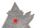 NSKK, nicht tragbare Siegerplakette " NSKK Motorgruppe Alpenland - Wintersportkämpfe 1939 1. Sieger Mannschaftslauf B "