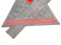 NSKK, nicht tragbare Siegerplakette " NSKK Motorgruppe Alpenland - Wintersportkämpfe 1939 1. Sieger Mannschaftslauf B "