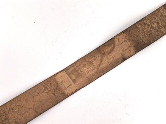 Zweidornkoppel für Angehörige von Parteiverbänden. Vergoldetes Schloss RZM M5/117. Leicht gekürzt, Gesamtlänge 96cm