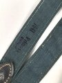 Polizei III.Reich, Brotbeutel mit Trageriemen, dieser datiert 1941, ungetragenes Set