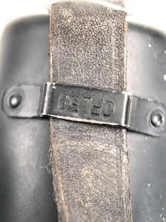 Labeflasche für Sanitätsmaterial der Wehrmacht. CFL 39 durchgestempelt