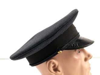 Belgien, Schirmmütze vermutlich Militär, weicher Lederschirm, mottig, unvollständig