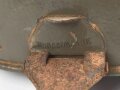 1. Weltkrieg, Oberteil eines Kochgeschirr. Eisen emailliert, "Wupperman 18" , ungereinigt