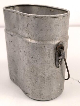 Kaiserreich, Unterteil eines Kochgeschirr Model 1887. Aluminium, datiert 1909
