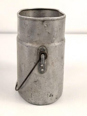 Kaiserreich, Unterteil eines Kochgeschirr Model 1887. Aluminium, datiert 1909