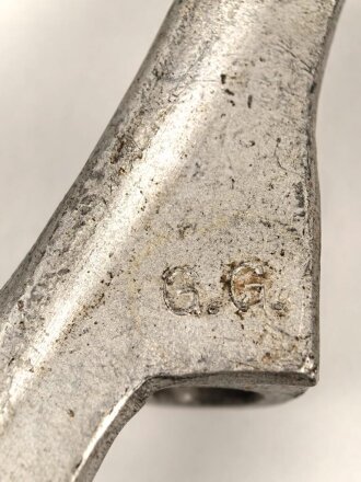 Abspannhaken für Feldfernkabel der Wehrmacht. Datiert 1940, guter Zustand