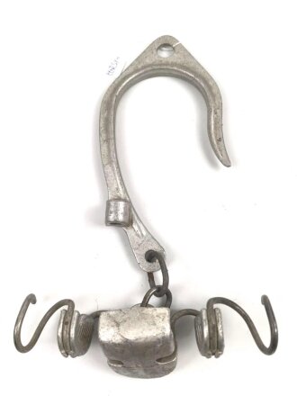 Abspannhaken für Feldfernkabel der Wehrmacht. Datiert 1940, guter Zustand