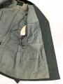 Forstdienst III.Reich, Dienstbluse für einen Revierförster, Scheideretikett von 1936. Die Kragenspiegel original vernäht, die Schulterstücke nur angeheftet