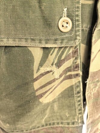 Rhodesien "Brushstroke Camouflage" Tarnjacke, gebraucht.