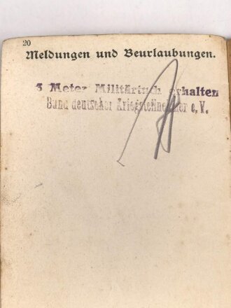 Bayern Militärpaß , eingestellt am 2.10.1902 bei 2.Ulanen Regiment König