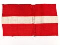 Armbinde für Angehörige der Hitler Jugend. getragenes Stück mit RZM Etikett, das Hakenkreuz gewebt