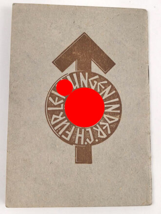 Leistungsbuch der Hitler-Jugend,eingetragenes Leistungsabzeichen in Silber
