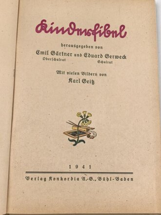 "Kinderfibel" mit 96 Seiten, datiert 1942....
