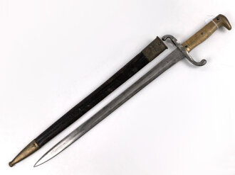 Preussen, Seitengewehr Modell 1871, Kammerstück von 1880,  Hersteller Alex Coppel Solingen. Guter Zustand