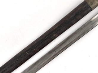 Preussen, Seitengewehr Modell 1871, Kammerstück von 1880,  Hersteller Alex Coppel Solingen. Guter Zustand