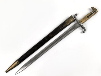 Preussen, Seitengewehr Modell 1871, Kammerstück von 1880,  Hersteller Alex Coppel Solingen. Guter Zustand