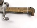 Preussen, Seitengewehr Modell 1871, Kammerstück von 1880,  Hersteller Alex Coppel Solingen. Guter Zustand