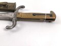 Preussen, Seitengewehr Modell 1871, Kammerstück von 1880,  Hersteller Alex Coppel Solingen. Guter Zustand