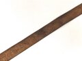 Koppelriemen für Angehörige von Parteiverbänden. Schwarzes Leder, Gesamtlänge 105cm