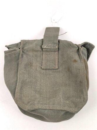Koppeltasche für einen Ersatz Gasmaskenfilter der Wehrmacht, datiert 1943