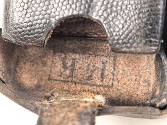 1.Weltkrieg , Patronentasche für Berittene, datiert 1915. getragenes Stück in gutem Zustand