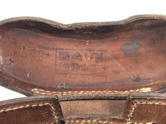 1.Weltkrieg, Patronentasche M1887 datiert 1916, getragenes Stück