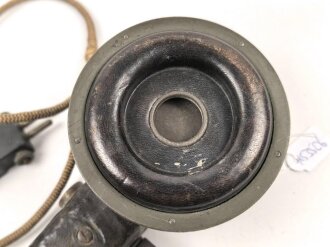 1. Weltkrieg, eiserner Armeefernsprecher in gutem Zustand, Funktion nicht geprüft
