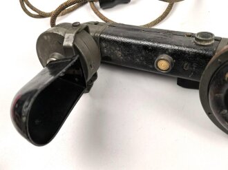 1. Weltkrieg, eiserner Armeefernsprecher in gutem Zustand, Funktion nicht geprüft