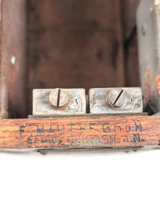 1.Weltkrieg, Feldsprechbatterie 16, ungereinigtes Stück