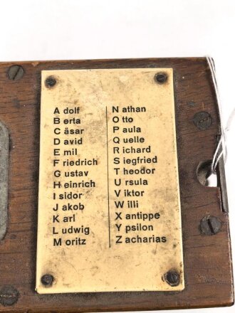 1.Weltkrieg, Feldsprechbatterie 16, ungereinigtes Stück