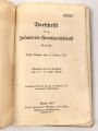 D.V.E. Nr. 376 " Vorschrift für den Infanterie Fernsprechdienst vom 1. August 1914" mit 90 Seiten, stark Gebraucht