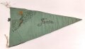 Bund Deutscher Mädel BDM, Gruppenwimpel "Freia" Gebraucht, guter Zustand, Maße 46 x 77cm