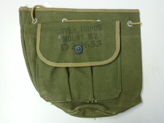 US Army WWII, Cover, Tripod, Mount M2 ( Browning )Od - khaki rim