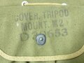 US Army WWII, Cover, Tripod, Mount M2 ( Browning )Od - khaki rim