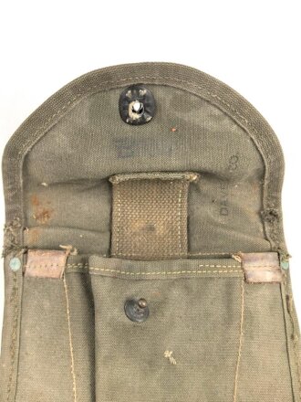 U.S. Army, 1944 dated folding shovel carrier, uncleaned
