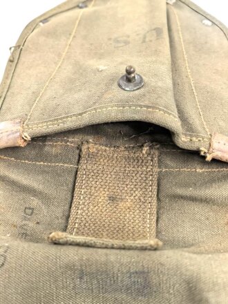 U.S. Army, 1944 dated folding shovel carrier, uncleaned