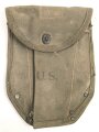 U.S. Army, 1944 dated folding shovel carrier, uncleaned