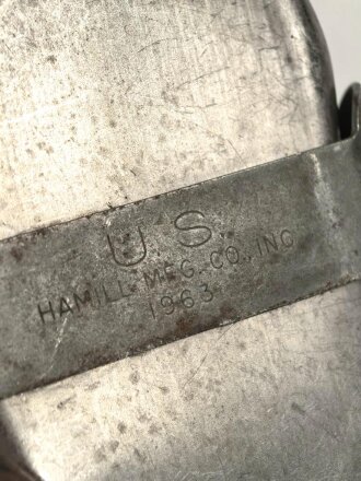 U.S. Army 1963 dated Canteen cup, used