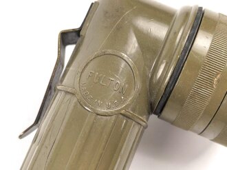 U.S. Army MX-991/U flashlight. Not tested, uncleaned, used.