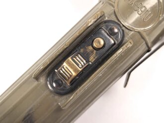 U.S. Army MX-991/U flashlight. Not tested, uncleaned, used.