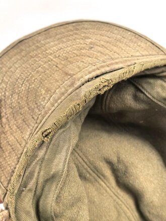 U.S. Army , M51 pile cap, well used, size 56. Uncleaned