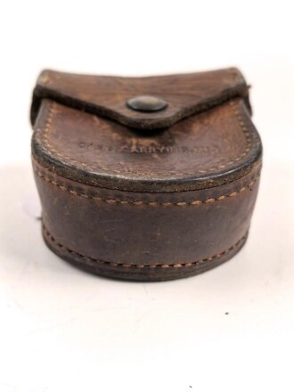 U.S. Army , Case, Carrying, M19. Leather case for compass. Used